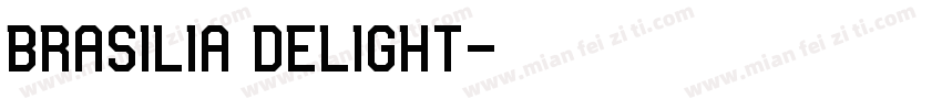 brasilia delight字体转换